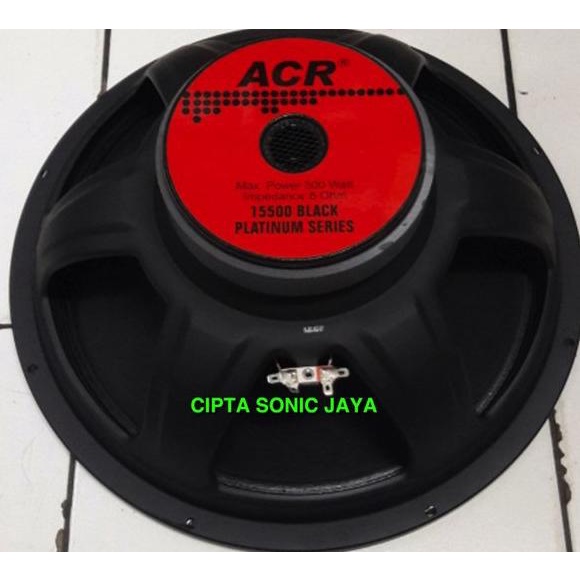 Speaker ACR 15 inch 15500 Black Platinum Series ORIGINAL SINAR BAJA