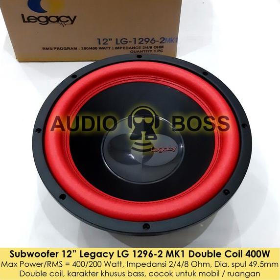 Subwoofer Legacy 12 inch LG1296-2 - Sub-woofer 12 in Legacy LG 1296 Double Coil