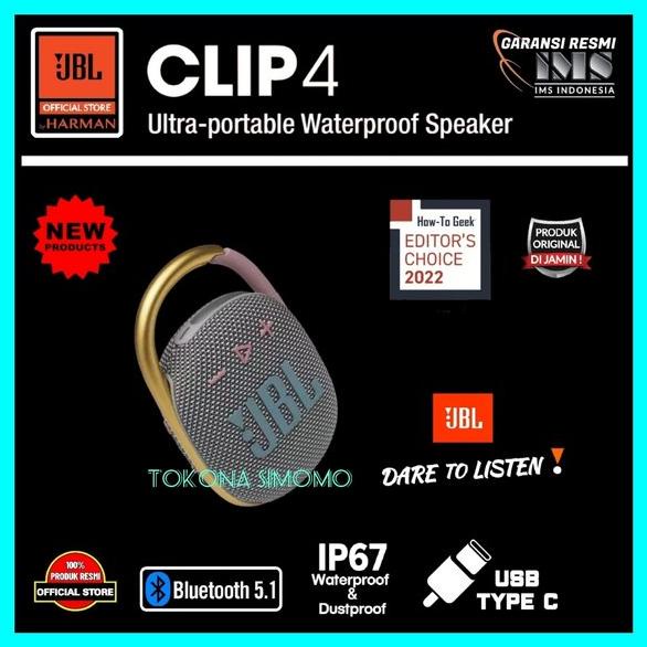 FREE ONGKIR JBL Clip 4 Ultra Portable Waterproof Speaker Original Resmi IMS