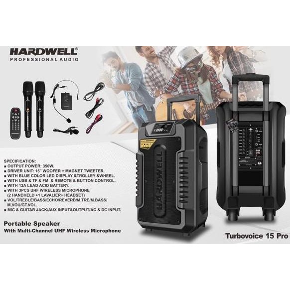 BARU Speaker aktif portable meeting usb bluetooth hardwell turbovoice15pro