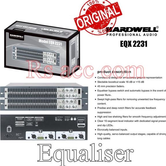 Equalizer HARDWELL EQX2231 EQX 2231 EQX-2231 ORIGINAL High Quality