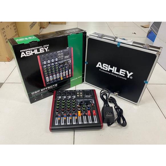 Mixer ashley 4 channel focus400 plus box alumunium