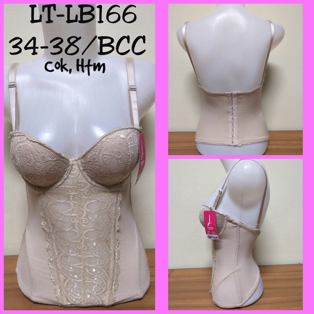 Longtorso Lydyly Premium Renda Transparant LB166 Dalaman Kebaya