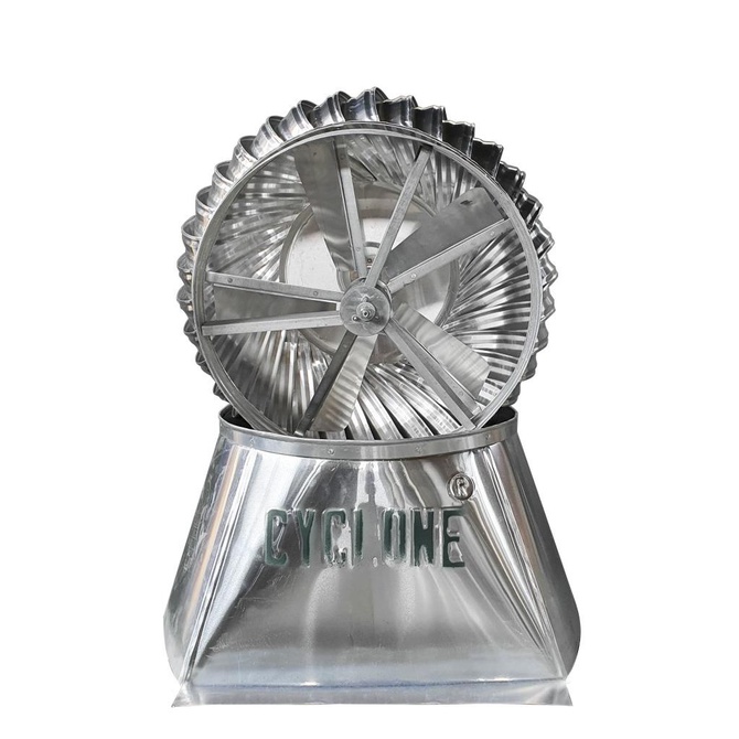 Turbin Ventilator Cyclone 24" Bahan Allumunium Turbine Berkualitas