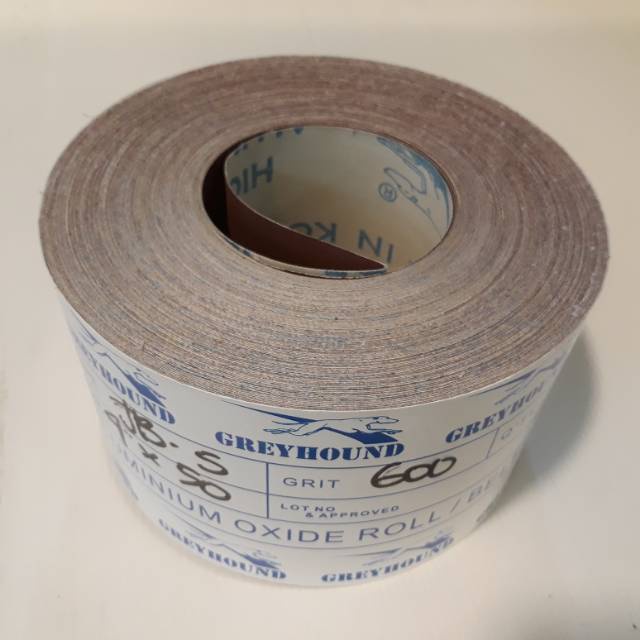 Amplas Roll Greyhound Grit 600 Amplas Halus