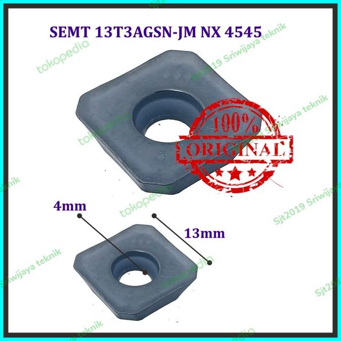 Buruan beli] Insert milling SEMT13T3AGSN-JM NX 4545 mitsubishi original . SEMT 13