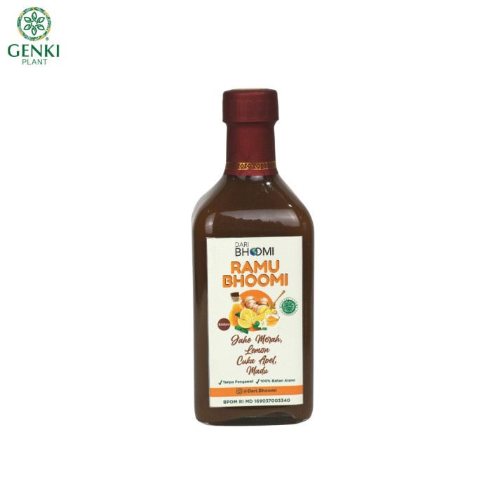 

Dehealth Supplies Ramu Bhoomi (Jahe, Lemon, ACV , Madu) - 500 ml