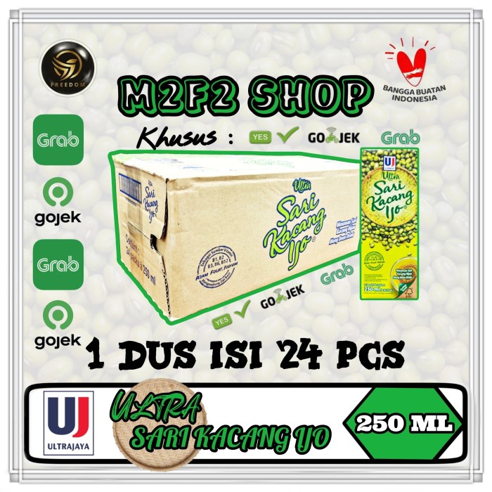 

Sari Kacang ijo Ultrajaya - 250 ml (Khusus Gojek/Grab)