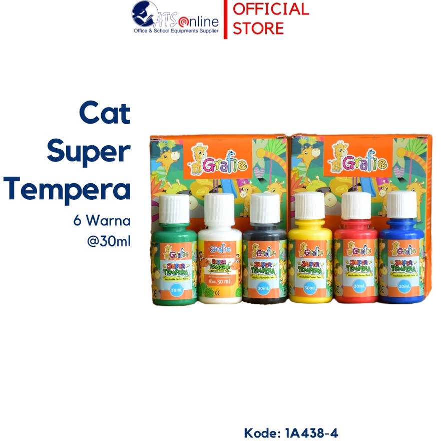 

[13.☑B♥> GRAFIE Finger Painting Cat Poster Super Tempera 6 Warna 30ml muurah♪