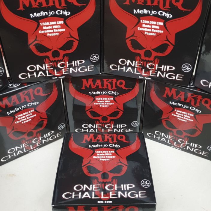 

[Q.♥Y㊚> Onechip Challenge Carolina Reaper Challenge Kripik Pedas kekinian☑