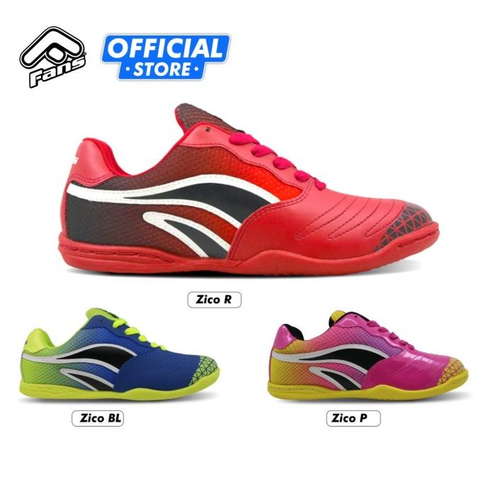 Sepatu Fans Zico  - Sepatu Futsal Pink Kuning
