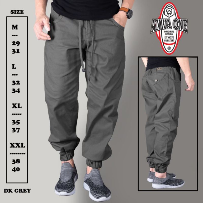 Celana Sirwal Chino Joger Anwa One Bunayya