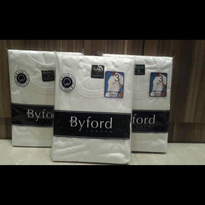 Kaos Dalam Pria Byford isi 3 Pcs Original