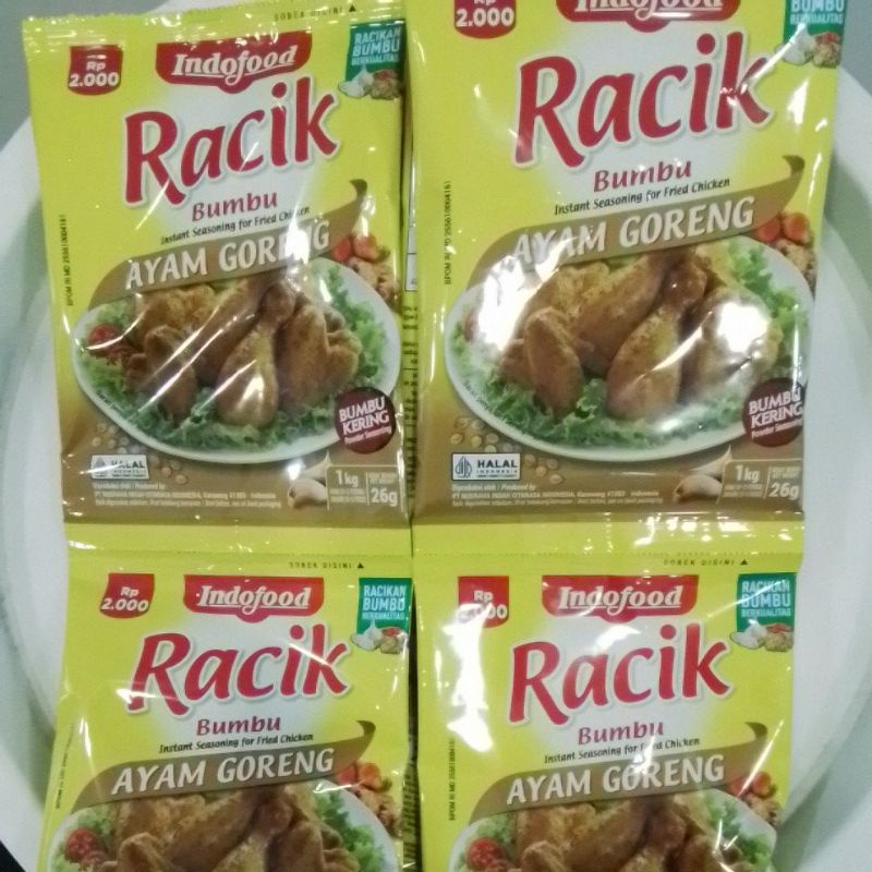 

Indofood Racik Bumbu Ayam Goreng 3saset 26g