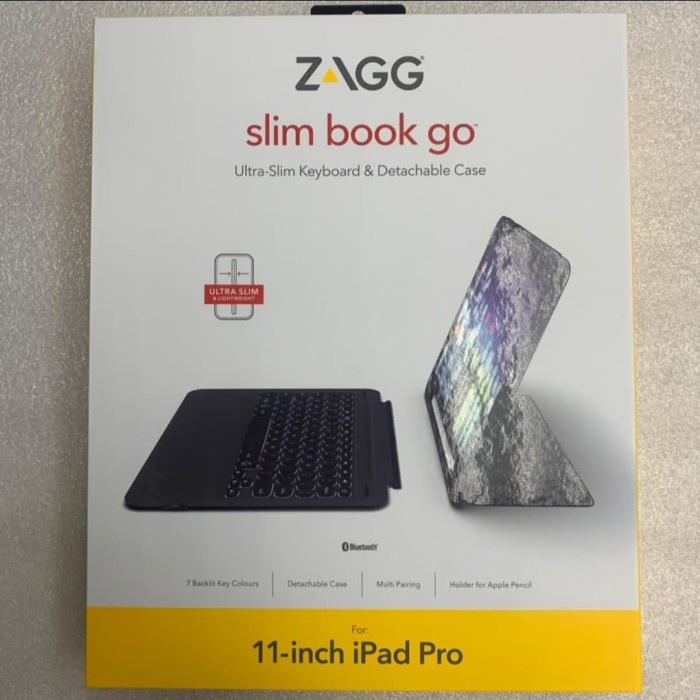 Zagg Slim Book Go Keyboard & Detachable Case IPad Pro 11" Inch