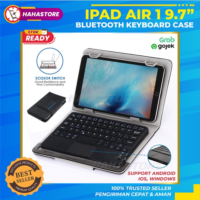 iPad Air 1 A1474 A1475 A1476 A1484 Keyboard Flip Case Cover Touchpad