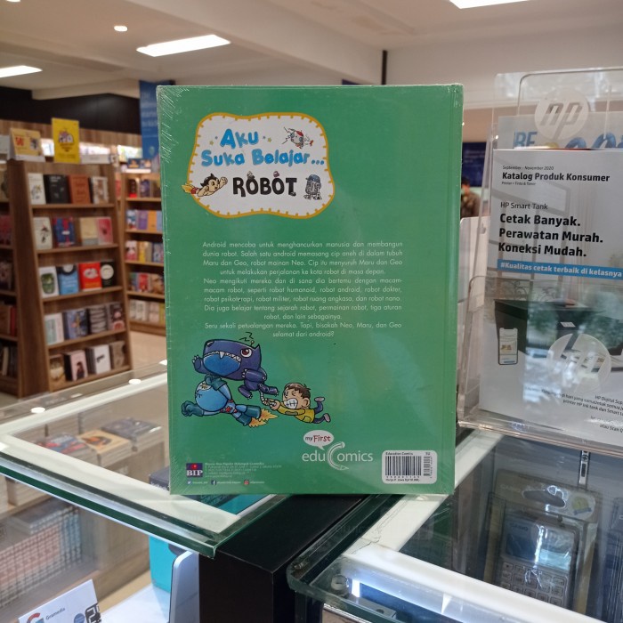 DISKON SPESIAL EDUCOMICS AKU SUKA BELAJAR ROBOT - ORIGINAL GRAMEDIA TERLARIS