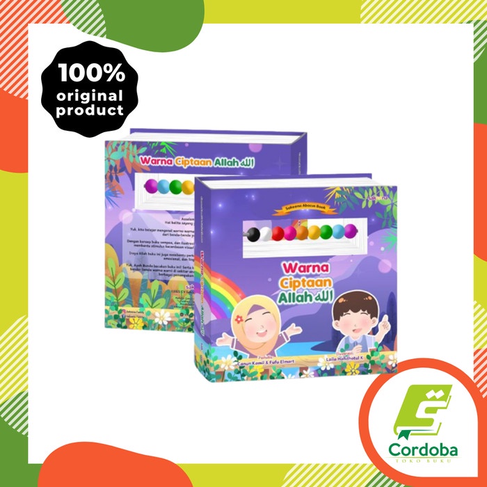 DISKON SPESIAL BOARBOOK BUKU BAYI DAN BALITA MENGENAL WARNA CIPTAAN ALLAH SAKEENA TERBARU