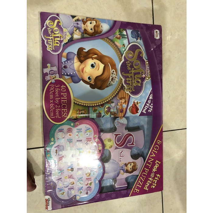 PROMO BUKU IMPOR ANAK ACTIVITY BOOK SOFIA THE FIRST GIANT PUZZLE TERLARIS