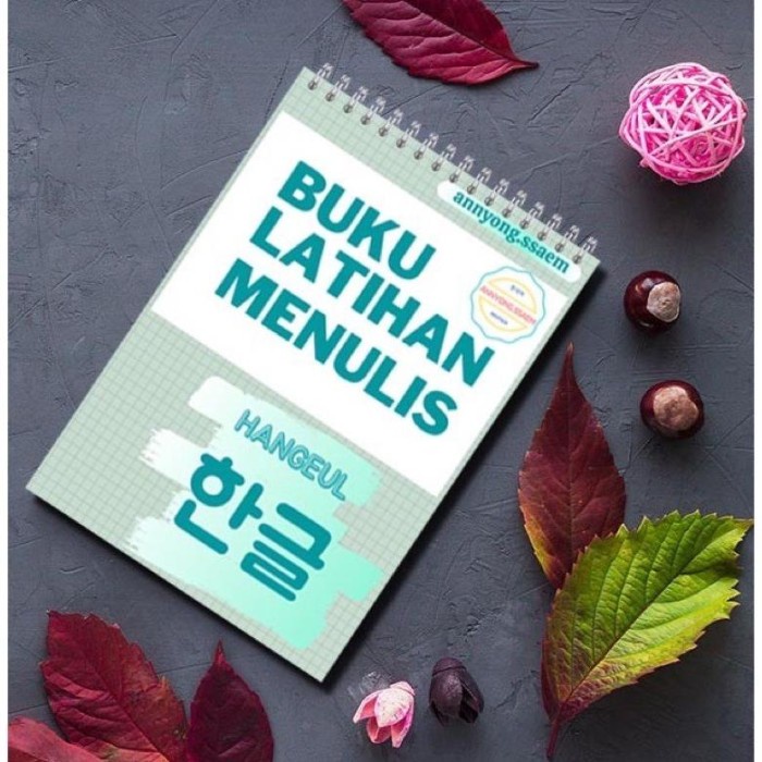 HOT SALE PREMIUM (READY) BUKU LATIHAN MENULIS HANGEUL - BAHASA KOREA - TEXTBOOK TERMURAH
