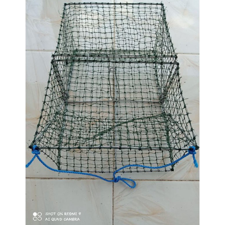 stvl -6 jaring perangkap/bubu rajungan kepiting keong KAWAT STENLIS PUTIAN ANTI KARATAN [186]