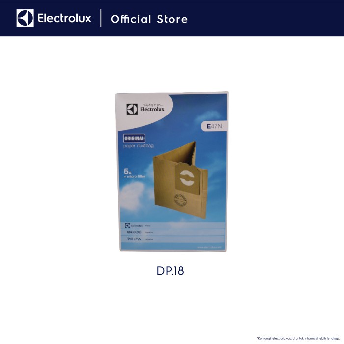 DUST BAG VACUUM CLEANER ELECTROLUX TYPE Z813 DP.18 ORIGINAL BEST QUALITY