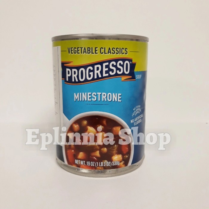 

PROGRESSO SOUP VEGETABLE CLASSICS MINESTRONE 538 GR