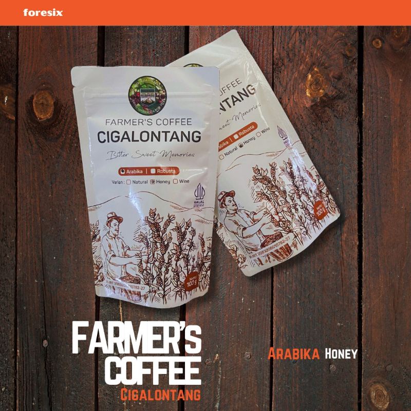 

Farmer's Coffee Cigalontang Arabika Honey 100gr