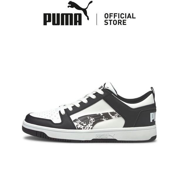 PUMA Sepatu PUMA Rebound LayUp Lo Camo Black- White