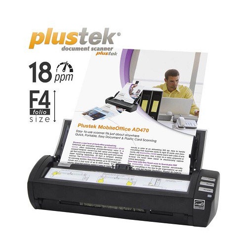 SCANNER PLUSTEK AD470 AD-470 SCANNER FORTABLE PLUSTEK AD 470
