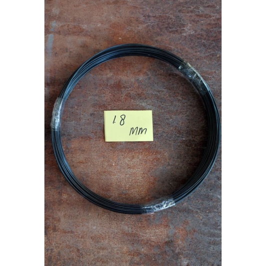 jeruji fiber warna hitam 1,8 mm untuk sangkar burung/layangan dll , panjang 50&100 meter