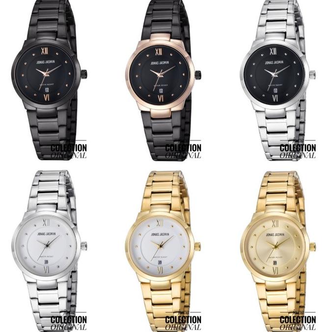 Jam Tangan Wanita Jonas Jasmin JJ-3105L Tali Rantai Original