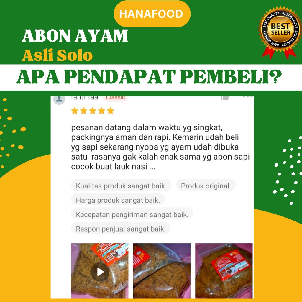 

Abon Ayam 3 Pcs Abon Ayam Daging