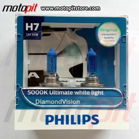 Philips Diamond Vision H7 Putih 5000K