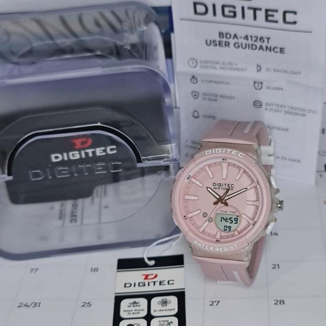 Jam Tangan Wanita Digitec 2126 Dual Time