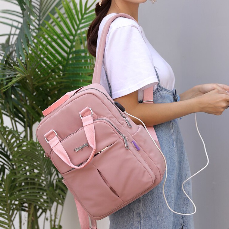 LANGSUNG ORDER BTSO - Tas Ransel Wanita Tas Laptop Wanita Tas Kuliah Tas Sekolah Tas Lokal Kualitas 