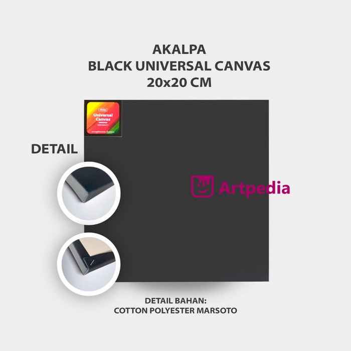 

Akalpa Kanvas Lukis Hitam 20 X 20 Cm / Canvas Black 20 X 20 Cm