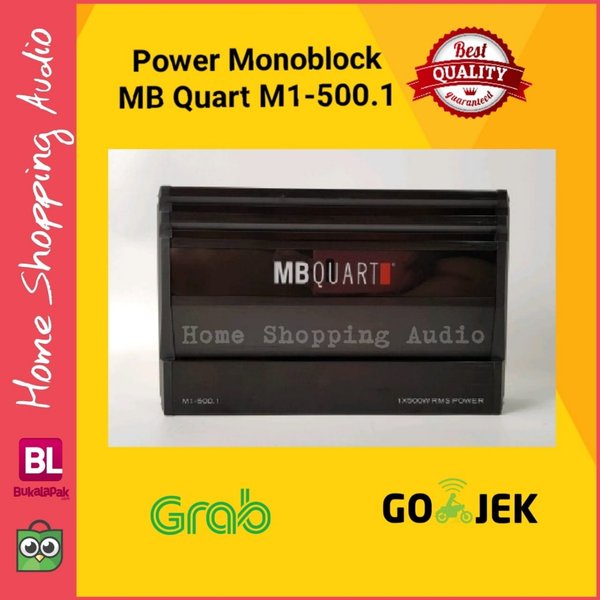 BEBAS ONGKIR Power Monoblock MB Quart M1-500.1 Power Mono MB Quart M1 500 1 Power Monoblok MB Quart