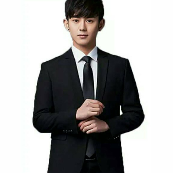 Ready Stok BLAZER FASHION PRIA ORIGINAL MODEL COWOK WARNA HITAM UKURAN SIZE S M L XL JAS NIKAH UNDAN