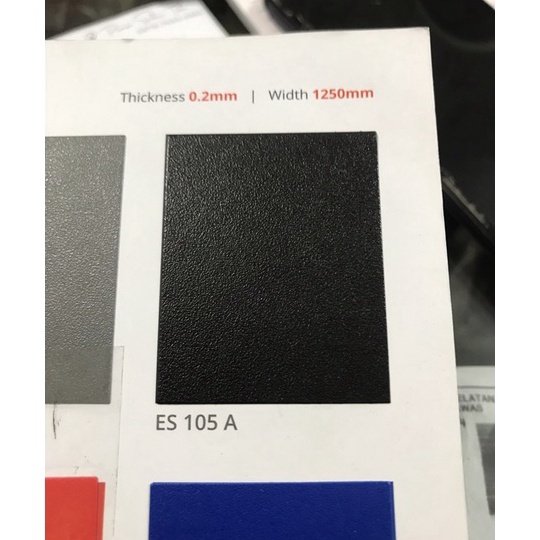 Harga Termurah Eco Sheet Hitam Doff ES 105 A Pelapis Furniture Supercon Tacosheet Decosheet