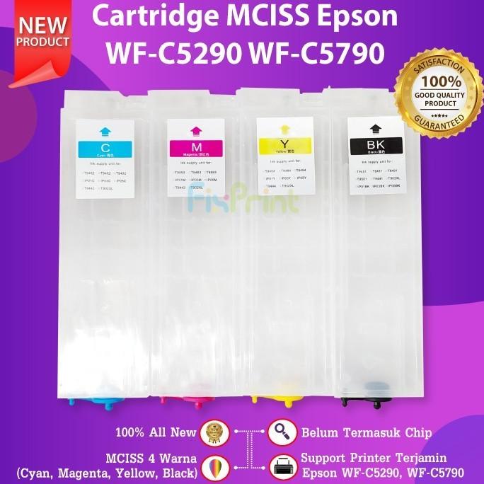 Cartridge CISS Tabung Tinta Epson Printer WF C5290 WFC5790 WC-C5290
