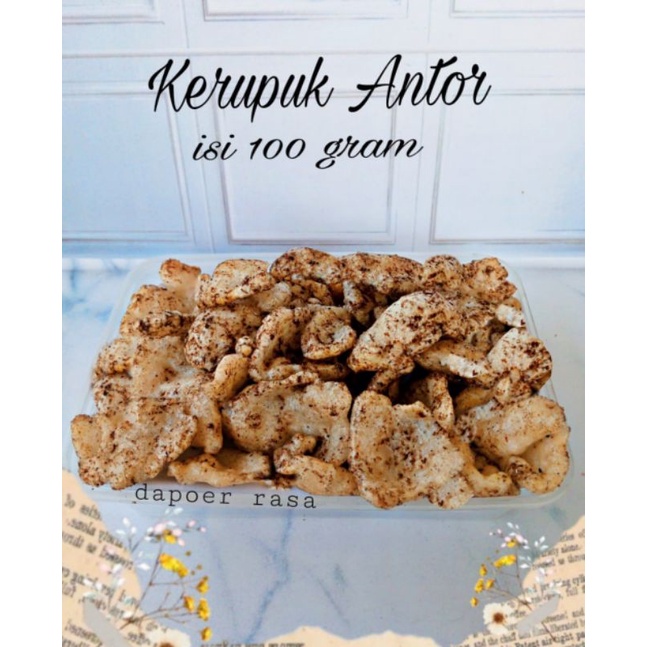 

Kerupuk Antor 100 gram / Kerupuk Glopot Khas Tegal / Kuliner Tegal / Cemilan Enak