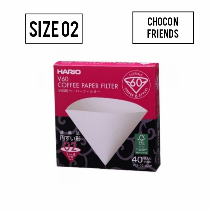 Filter Paper Hario V60 Size 02