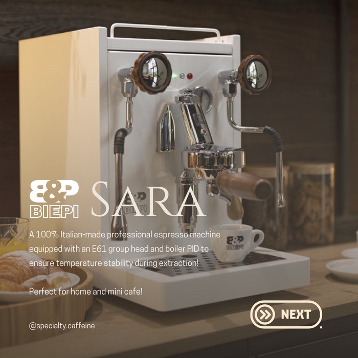 Biepi Sara Espresso Coffee Machine Mesin Kopi Cafe Italy Murah