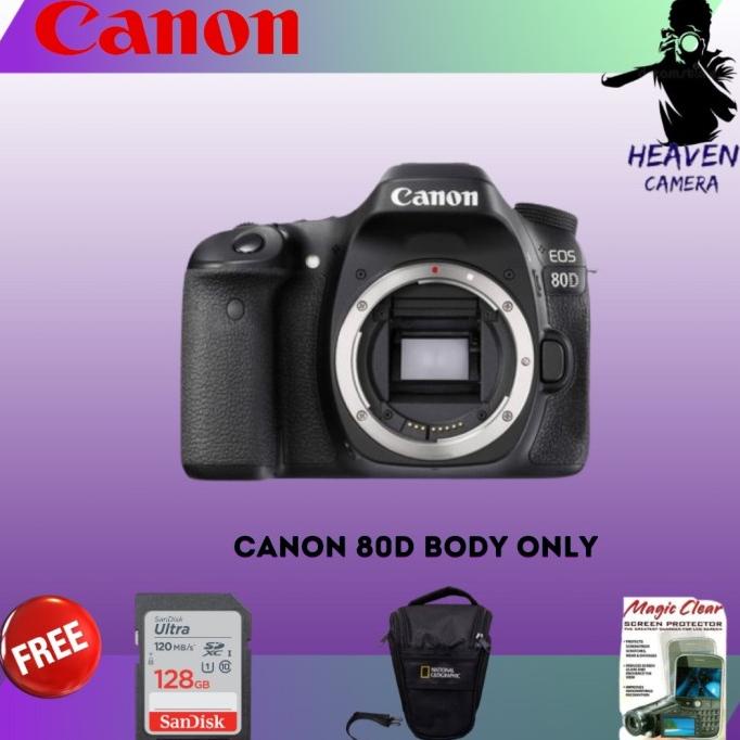 SALE KAMERA CANON EOS 80D BODY ONLY / CANON EOS 80D BODY ONLY