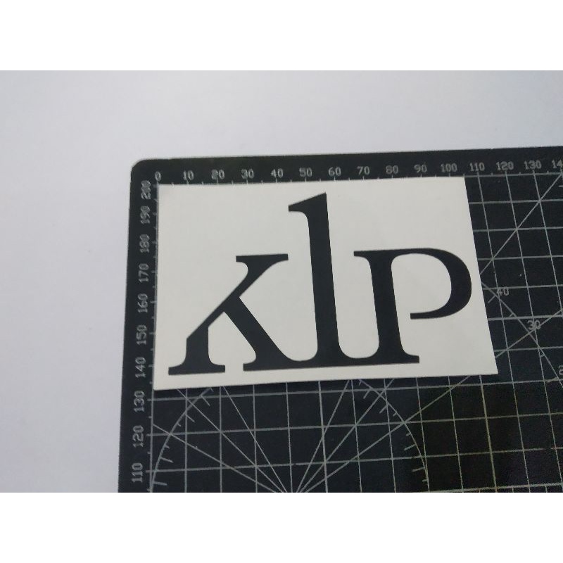 

cutting stiker klp