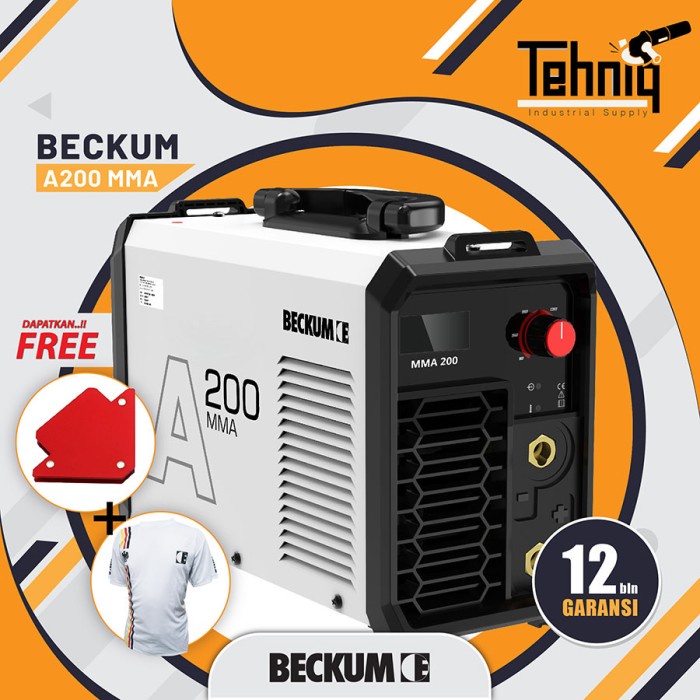 Ready Siap Kirim Mesin Las Listrik Beckum A Mma 200 Inverter Welding / Mesin Las Beckum