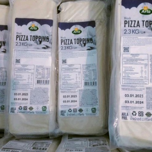 

Ready Mozzarella Arla Pizza Topping 2.3 KG | Mozarella Arla 2,3 KG Terkini