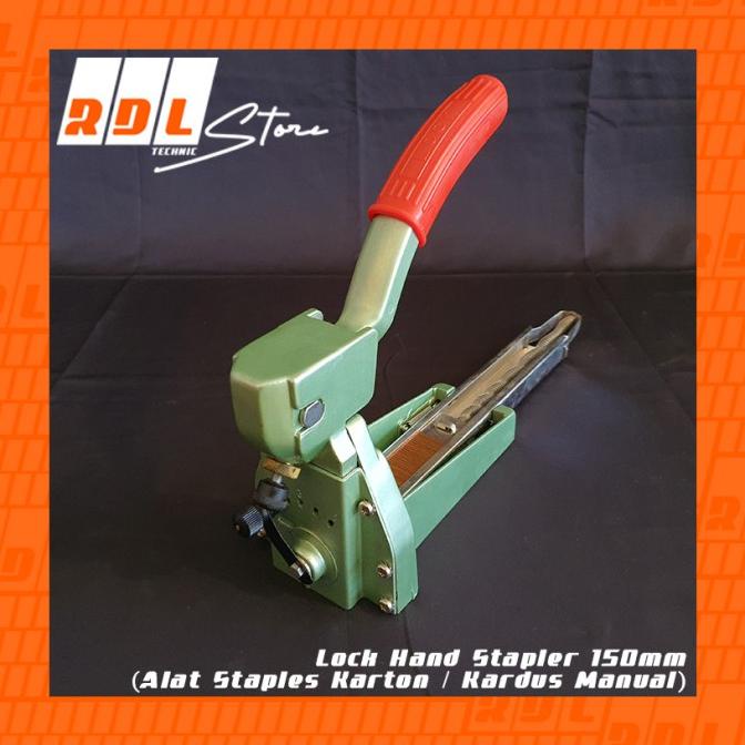 

Lock Hand Stapler 150Mm (Alat Staples Karton / Kardus Manual)