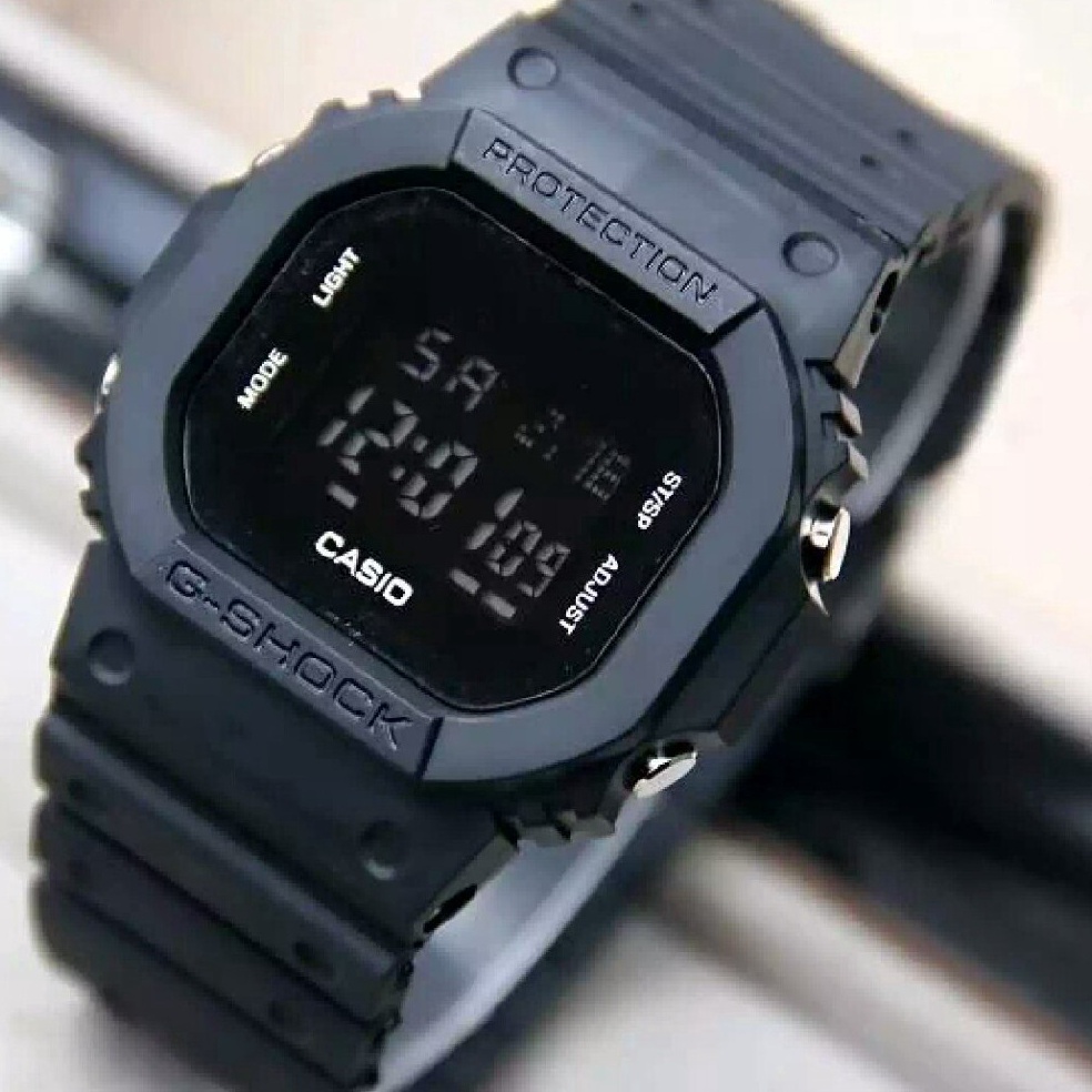 Get It NowG1s6R (jakarta)Jam Tangan Pria  Casio Gshock Protection DW 5600 Full Black